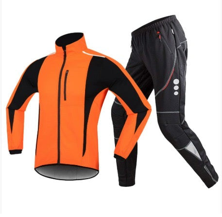 Windproof winter set | Warm jacket and pants