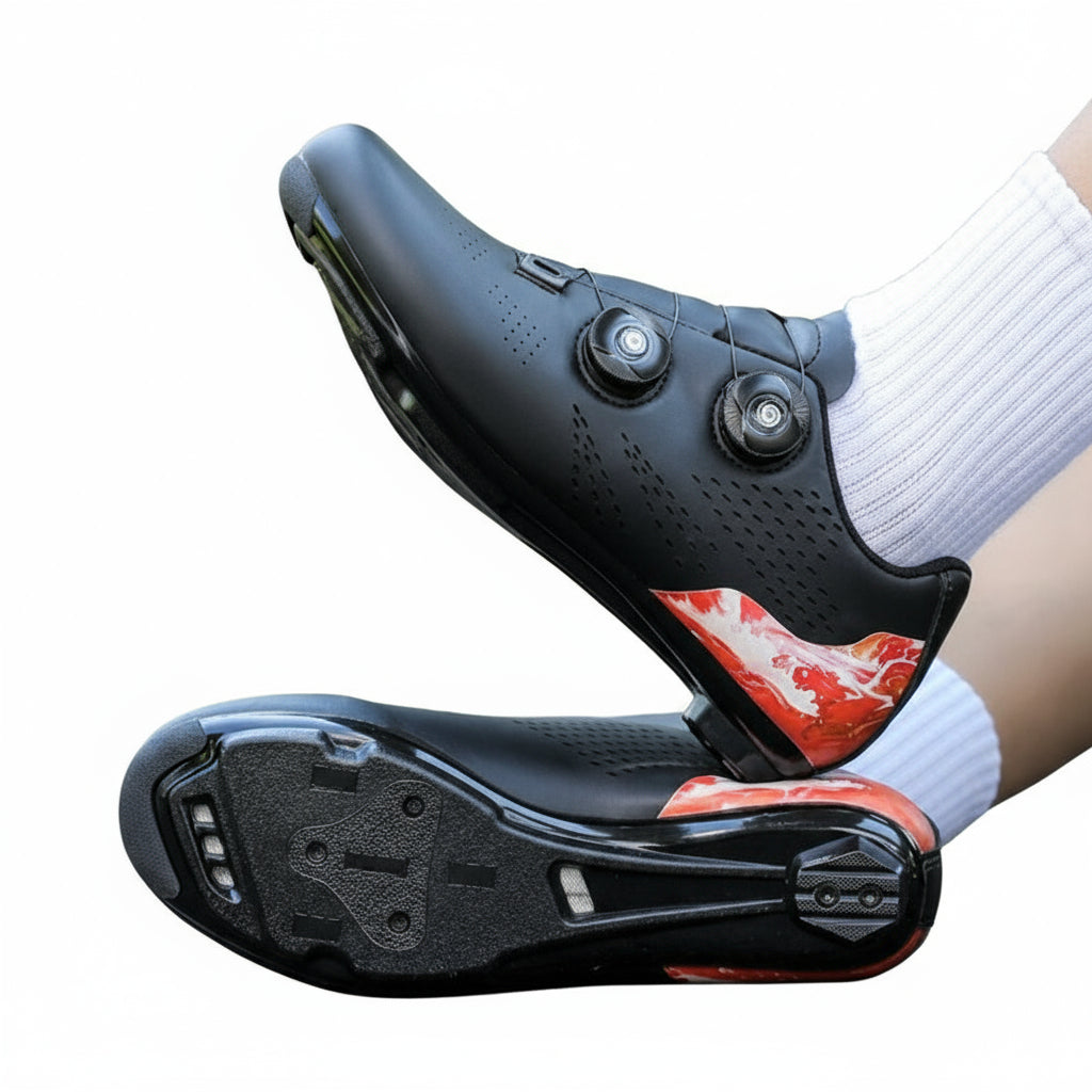 Road cycling shoes with anti-slip sole | Sole for clipless pedals