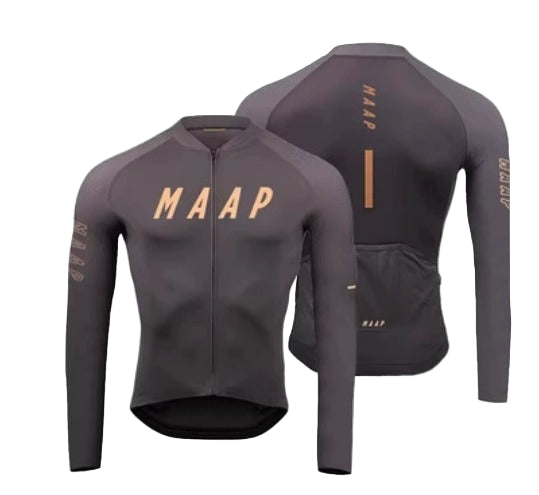 MAAP Long-Sleeve Cycling Jersey | Soft Comfort and Quick-Drying
