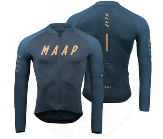 MAAP Long-Sleeve Cycling Jersey | Soft Comfort and Quick-Drying