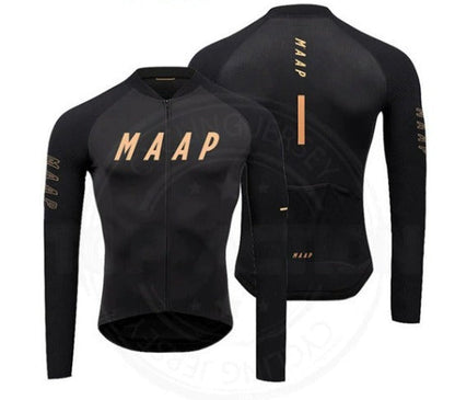 MAAP Long-Sleeve Cycling Jersey | Soft Comfort and Quick-Drying