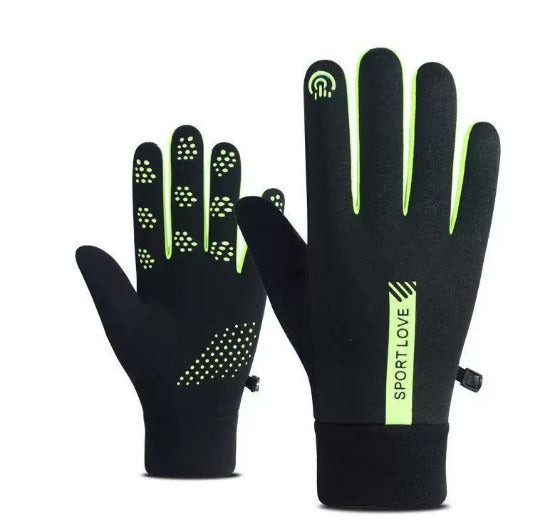Cycling gloves for autumn and winter | Waterproof, windproof, and touchscreen-compatible
