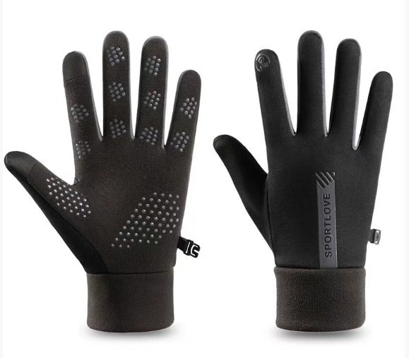 Cycling gloves for autumn and winter | Waterproof, windproof, and touchscreen-compatible