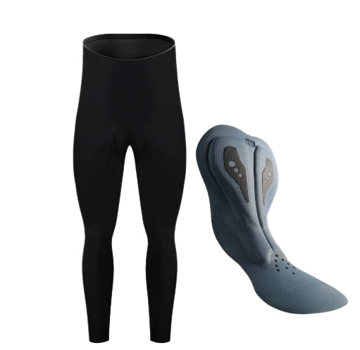 Double Arrow | Long thermal pants with suspenders for men