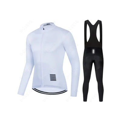 Professional cycling clothing with long sleeves