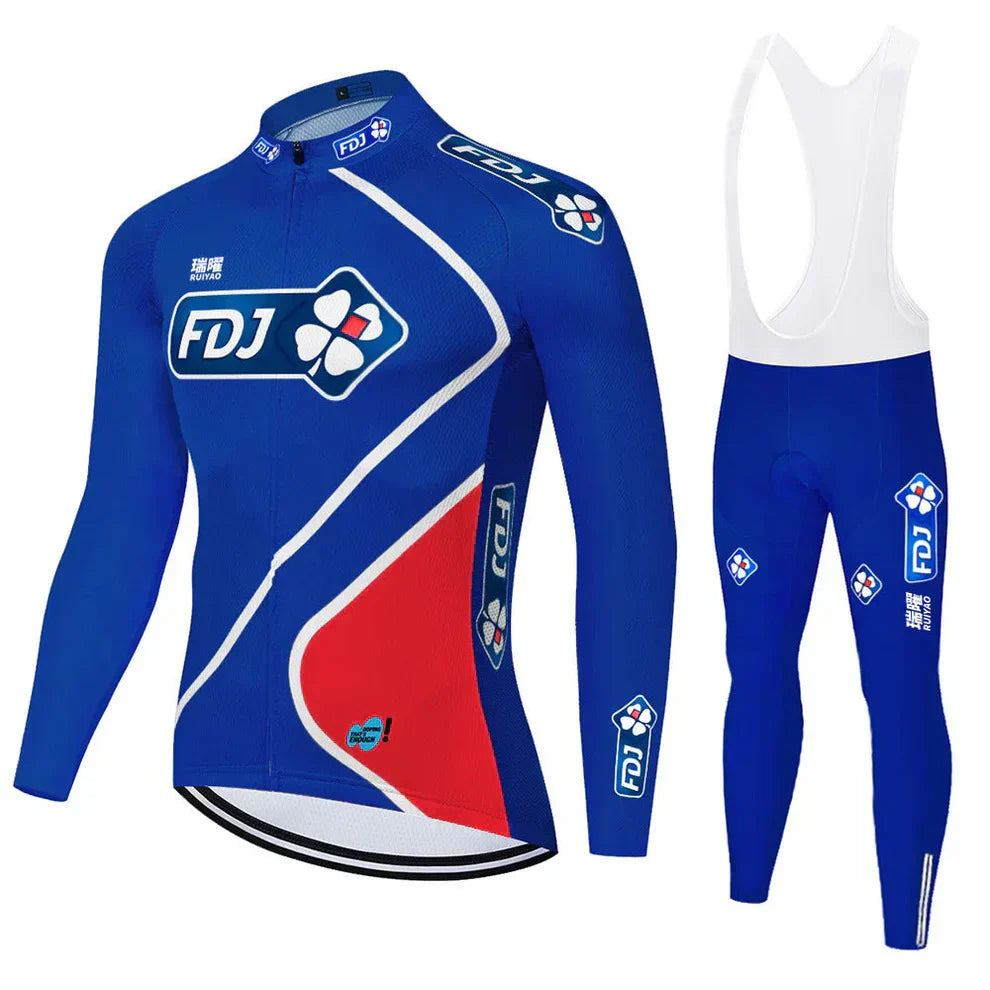 FDJ | Professional cycling kit with long sleeves