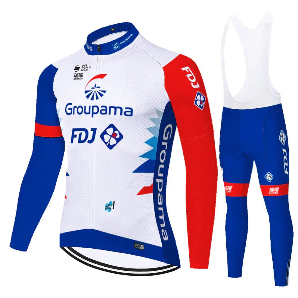 FDJ | Professional cycling kit with long sleeves