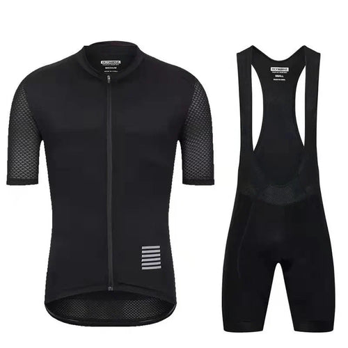 cycling clothing set with short sleeves
