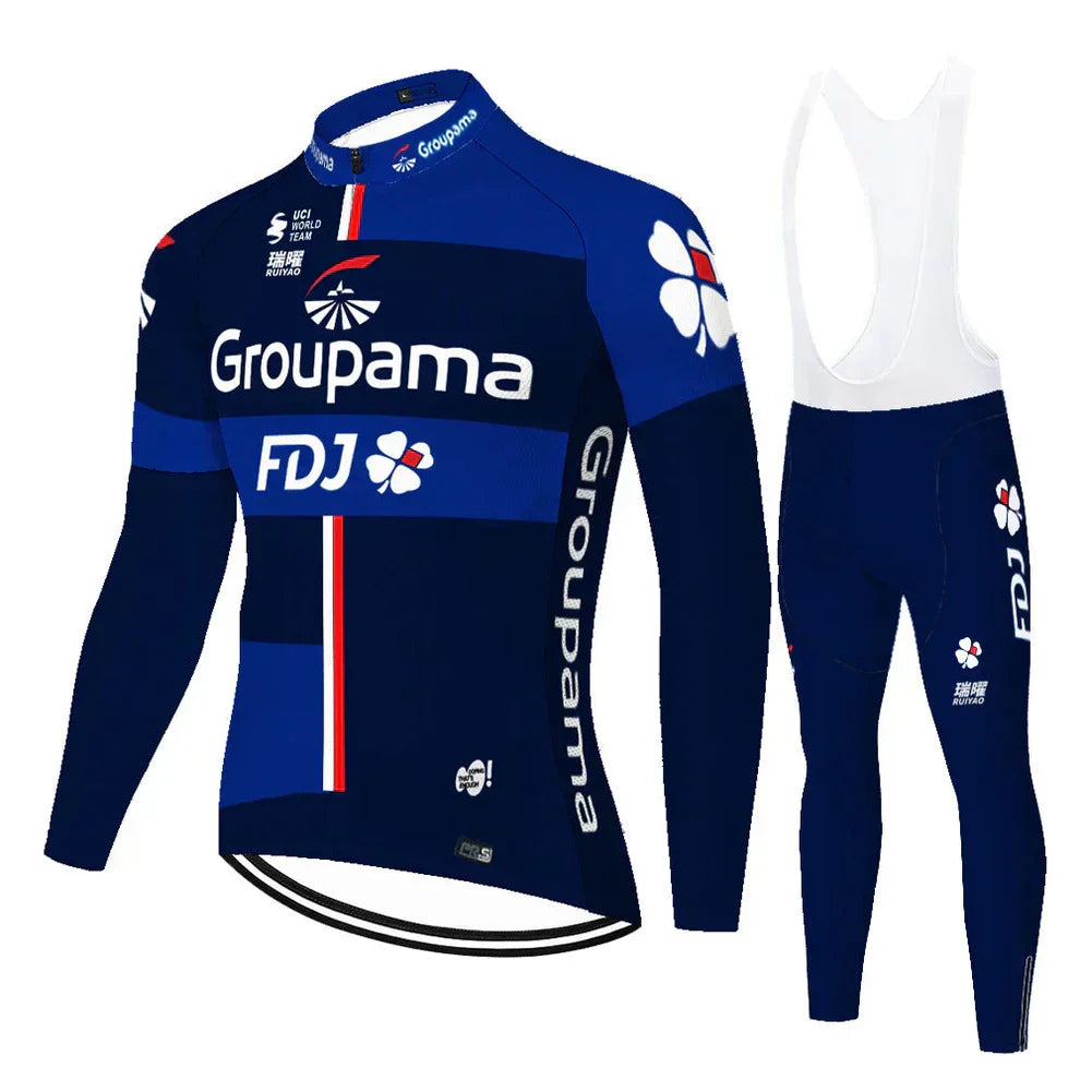 FDJ | Professional cycling kit with long sleeves